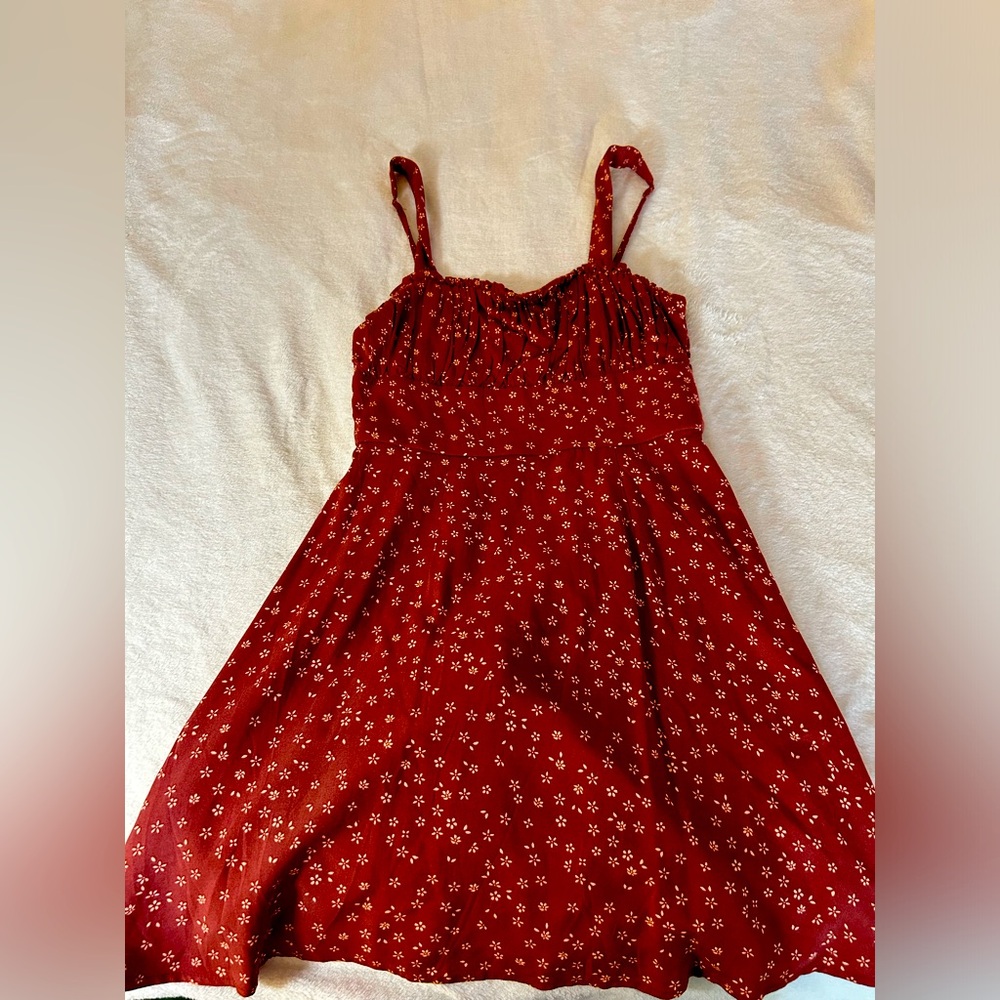 TRIXX floral burgundy sundress.